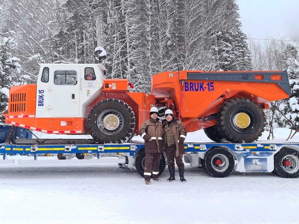 Передаем заказчику шахтный самосвал Borus BRUK-15